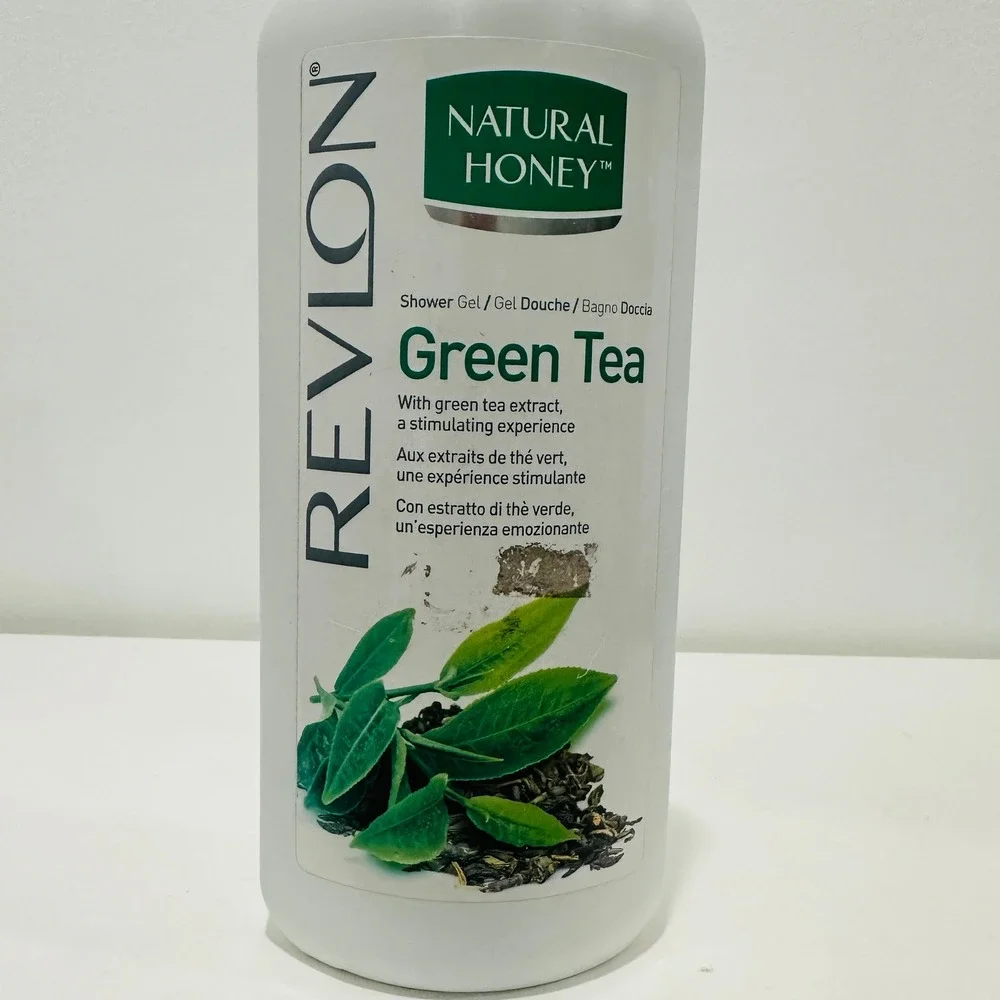 Revlon Natural Honey Green Tea Shower Gel 650ml Stimulating Body Wash Spain NOS